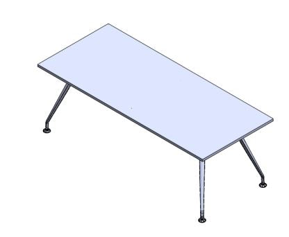 Sophi Table, Rectangular Surface, Single