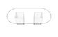 Treo Racetrack Conference Table with Cube Base