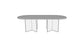 Treo Racetrack Conference Table with Cross Base