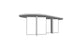 Treo Racetrack Conference Table with Cross Base