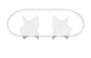 Treo Racetrack Conference Table with Cross Base