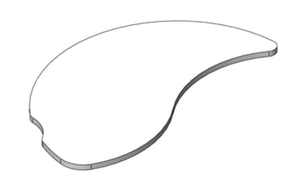 OrbitPod Worksurface, Ying Yang