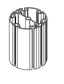 3" Round Post, 8 Slot, 90/120 - Style 8A