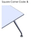 Sophi Table, Square Surface